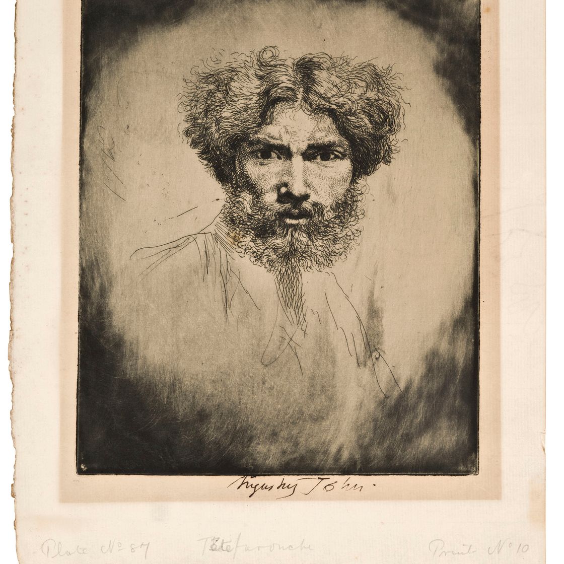 Augustus John — Портрет художника: Тет Фаруш (Кэмпбелл Доджсон, 10), изображение 2