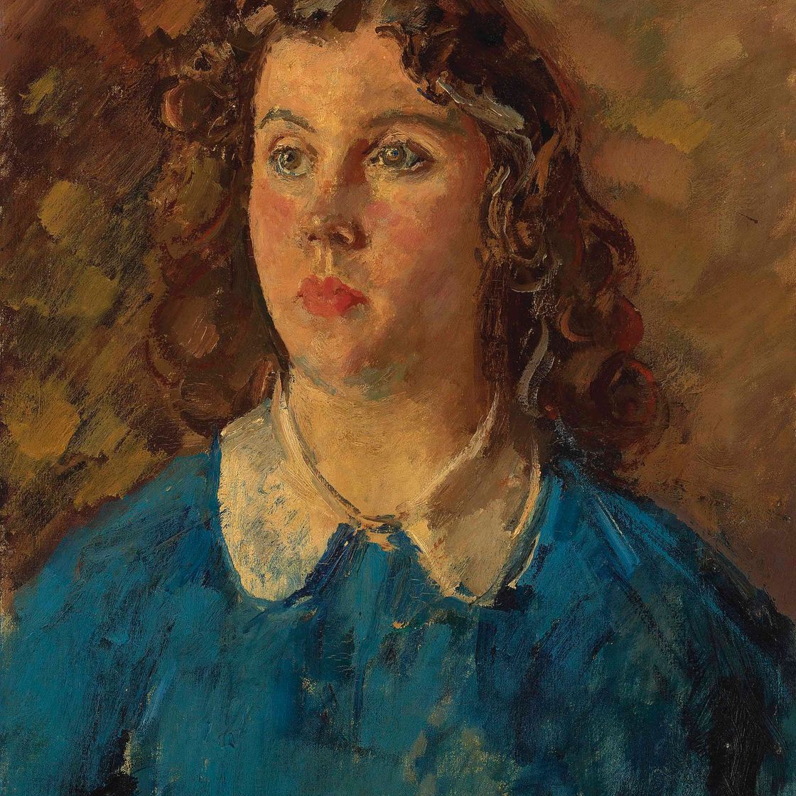 Augustus John — Портрет Грейс (деревенской девушки)