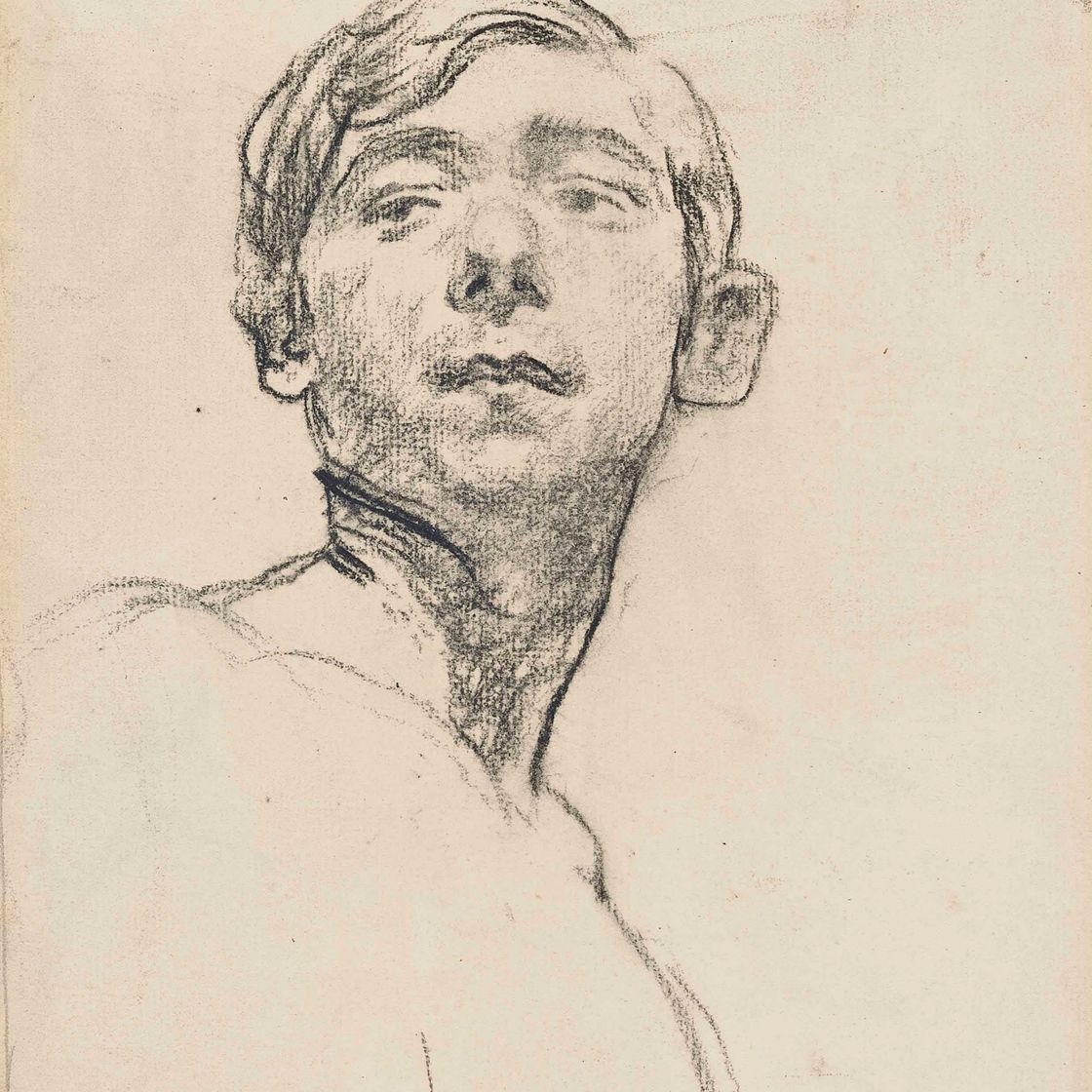 Augustus John — Профиль молодого человека, повернувшего голову