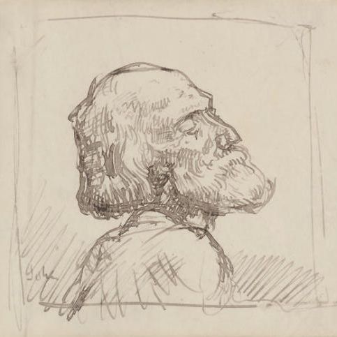 Augustus John — Портрет бородатого мужчины