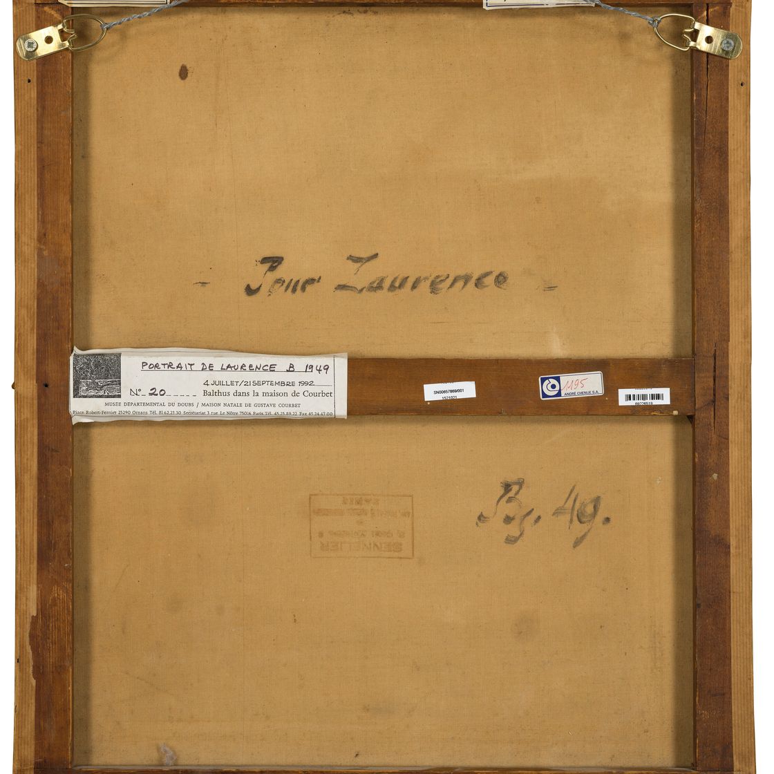 Balthus — Портрет де Лоуренса Б., изображение 3