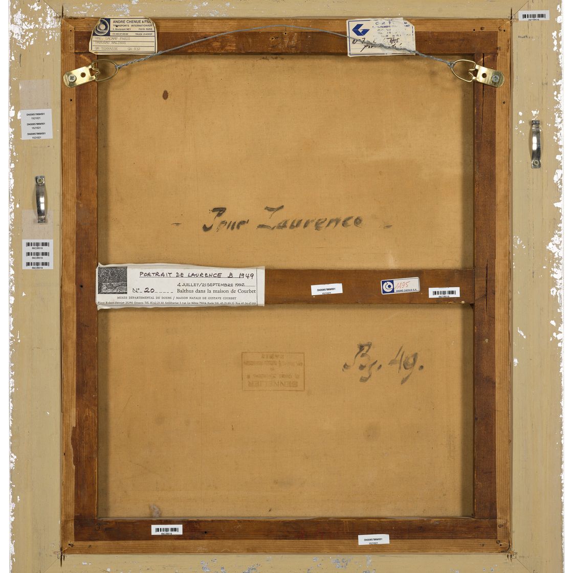 Balthus — Портрет де Лоуренса Б., изображение 5