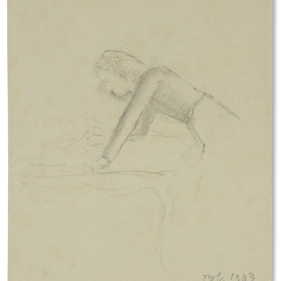 Balthus — Этюд для "Терпения"
