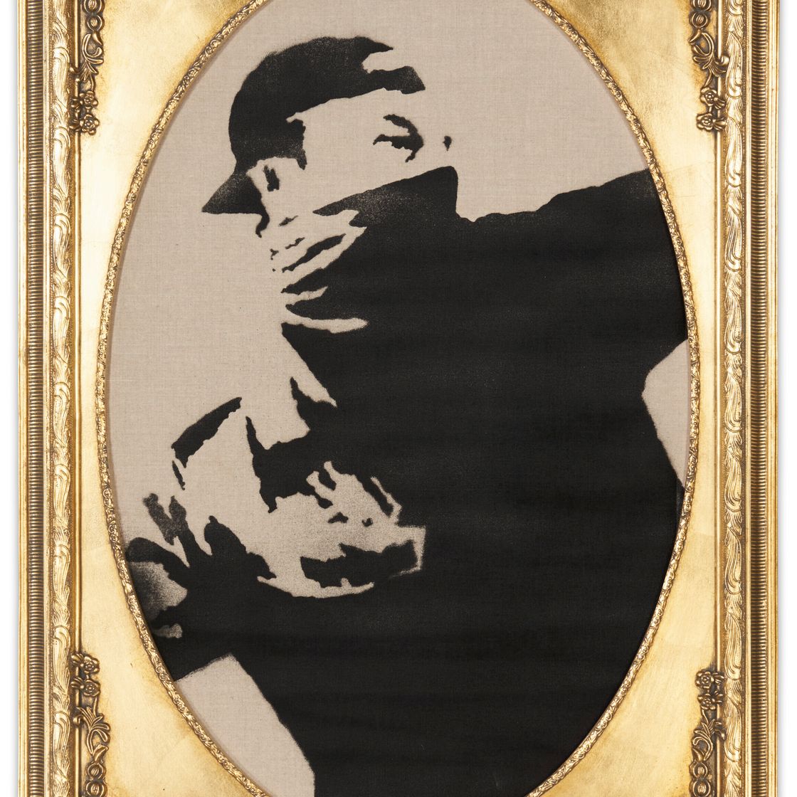 Banksy — Триптих "Метательница цветов", изображение 3
