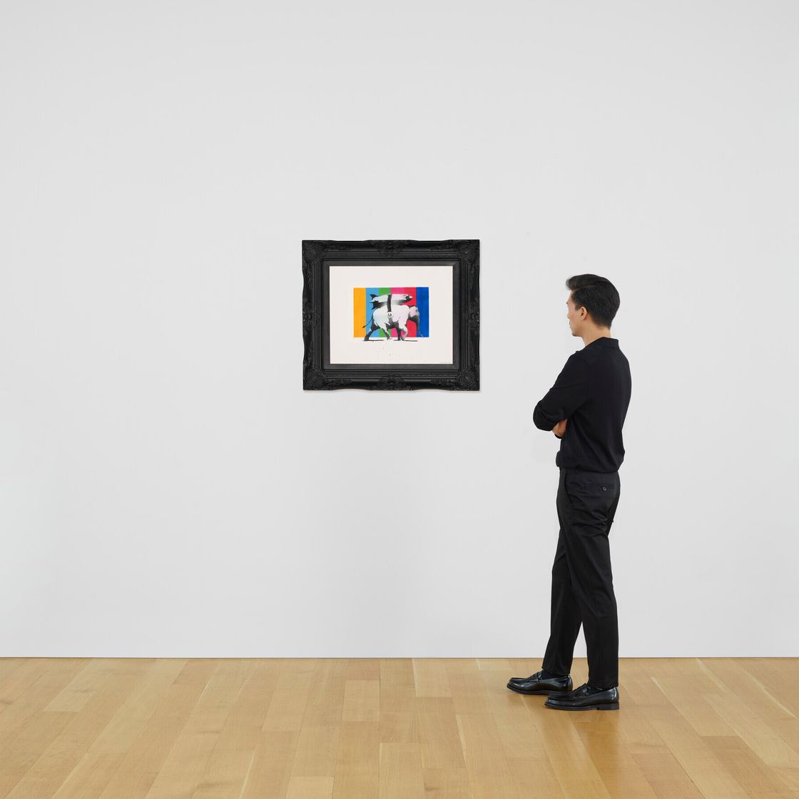 Banksy — Тяжелое вооружение (На Разноцветном Фоне), изображение 2