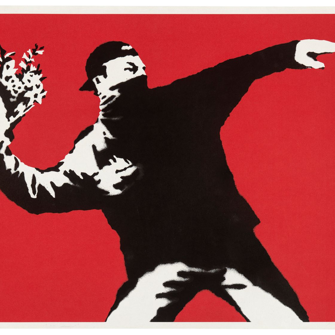 Banksy — Любовь витает в воздухе