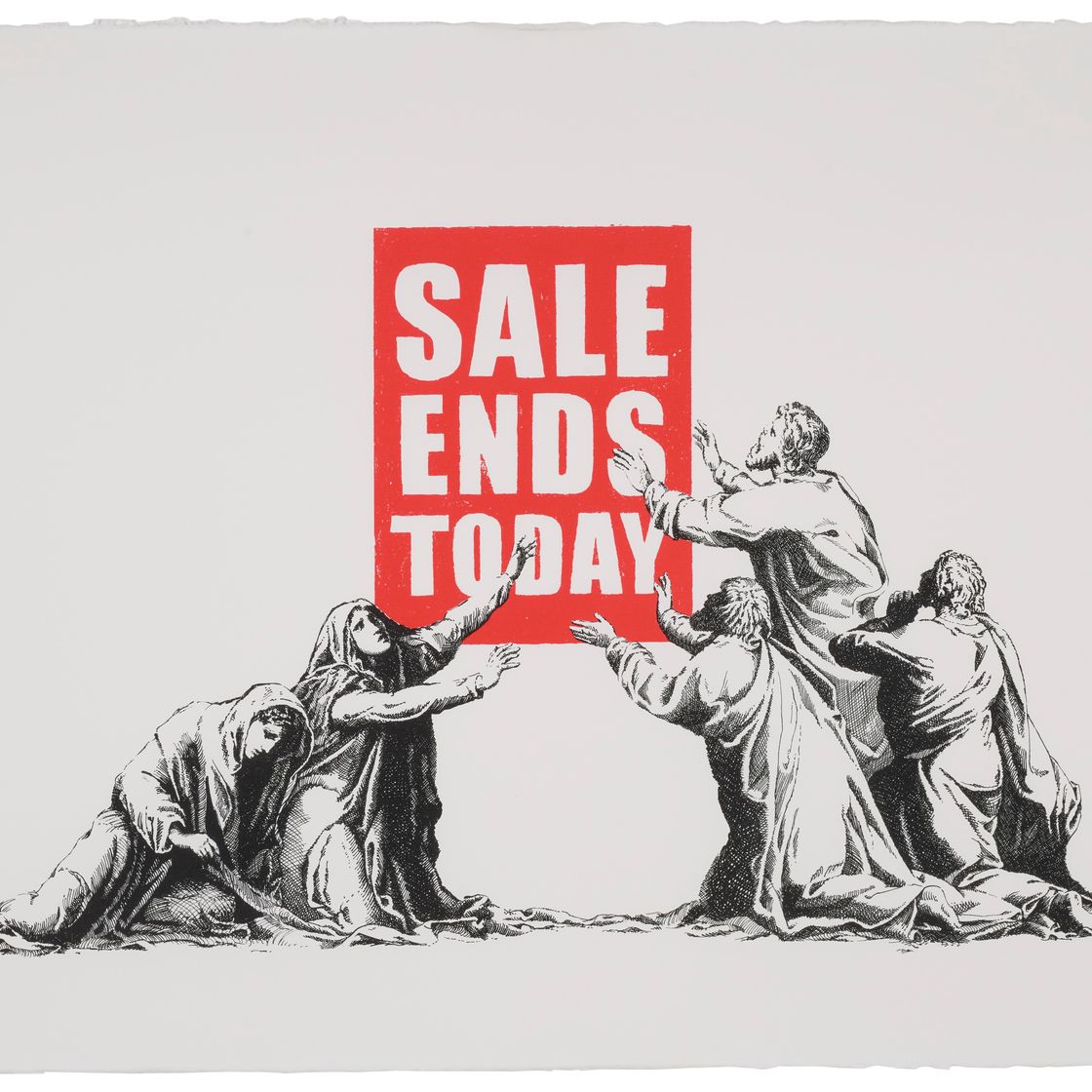 Banksy — Распродажа заканчивается (версия 2)