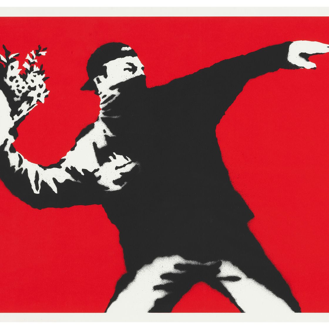 Banksy — Любовь витает в воздухе