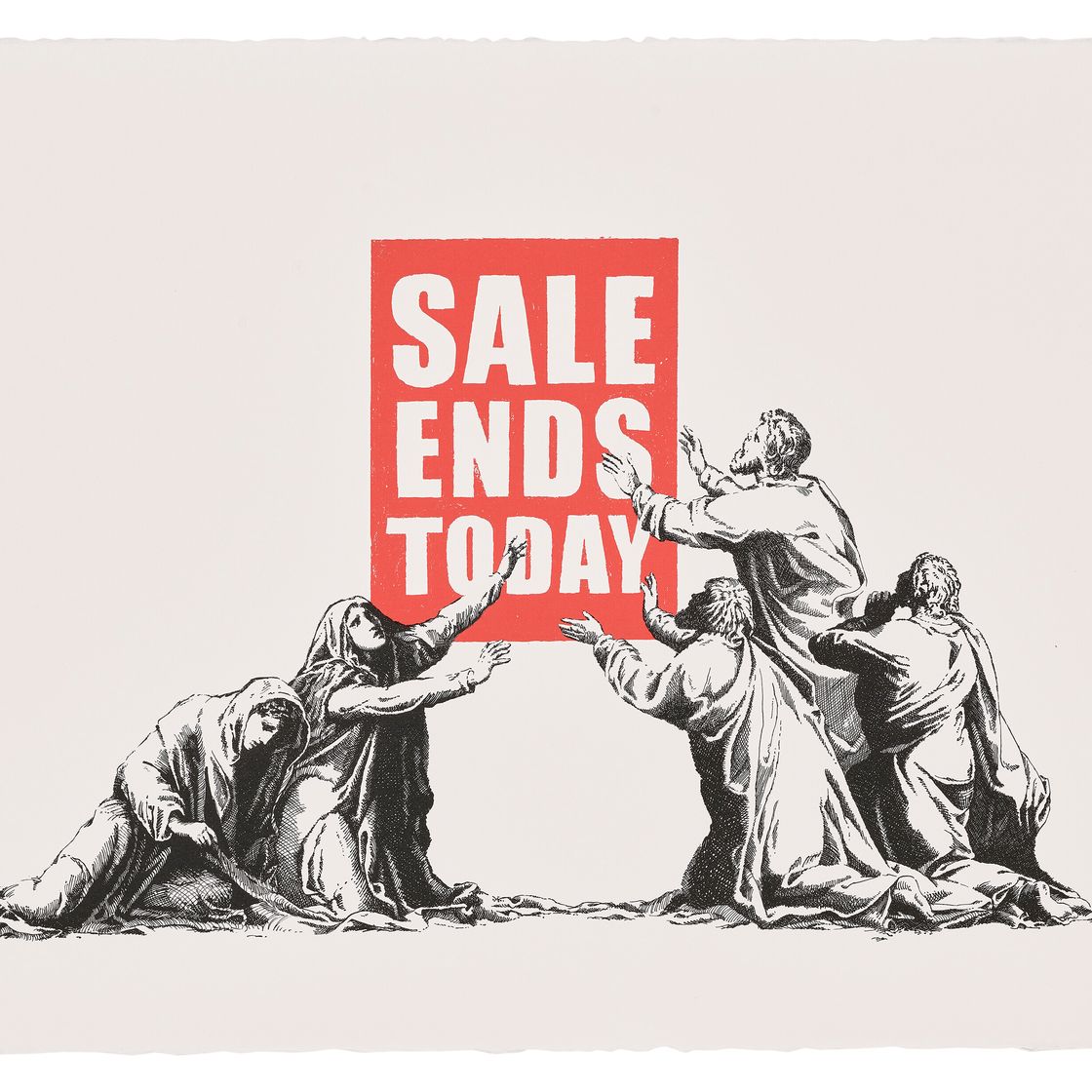 Banksy — Распродажа заканчивается (версия 2)