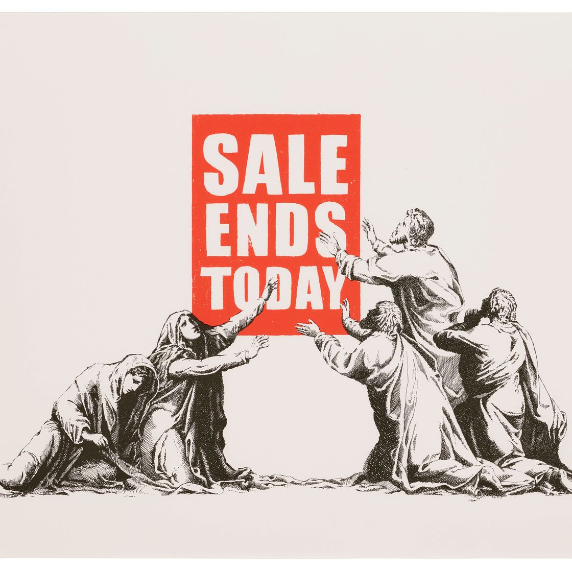 Banksy — Распродажа заканчивается (версия 2)