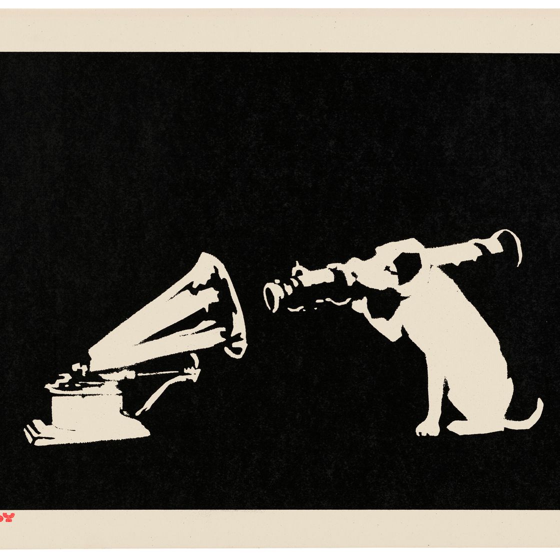 Banksy — Собака HMV