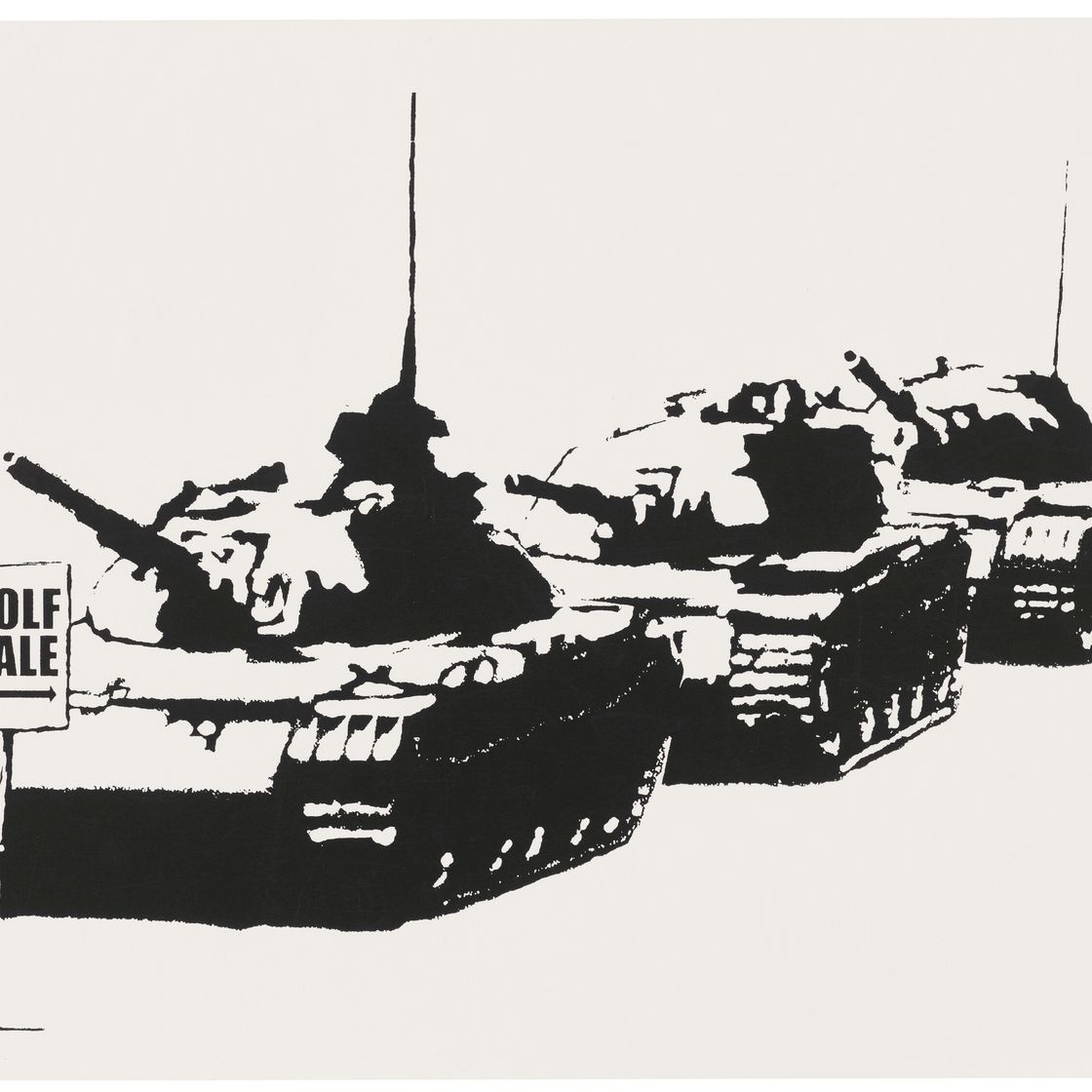 Banksy — Продажа гольфа