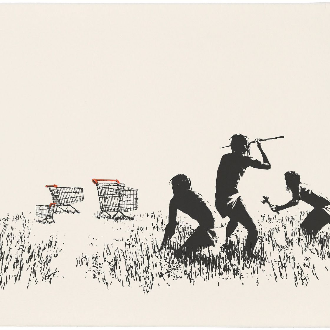 Banksy — Тележки