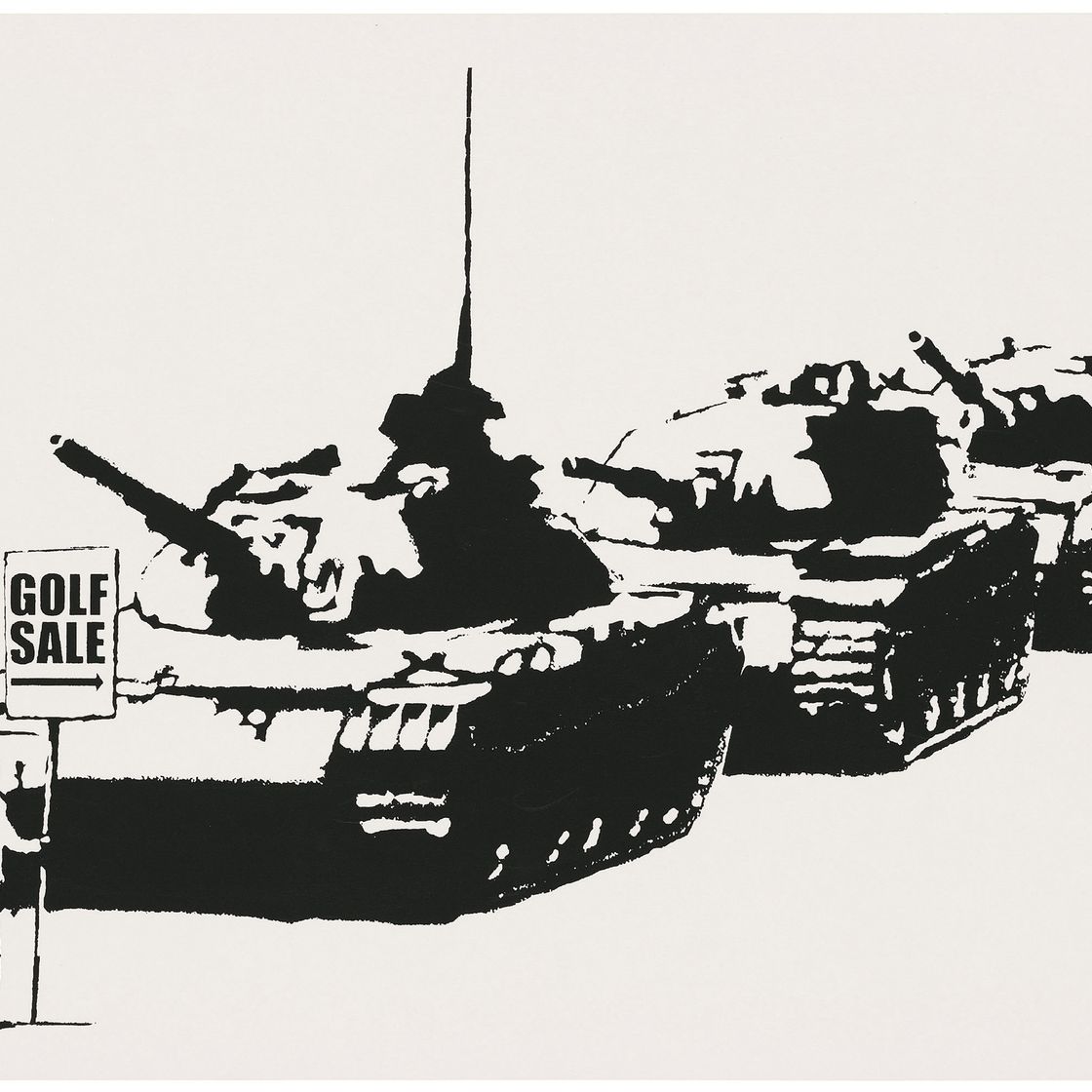 Banksy — Продажа гольфа