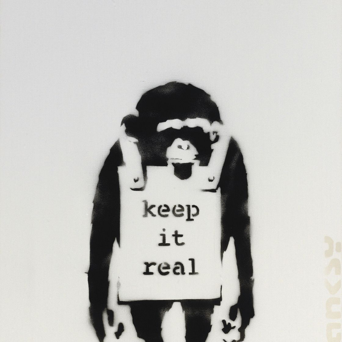 Banksy — держать это реальным