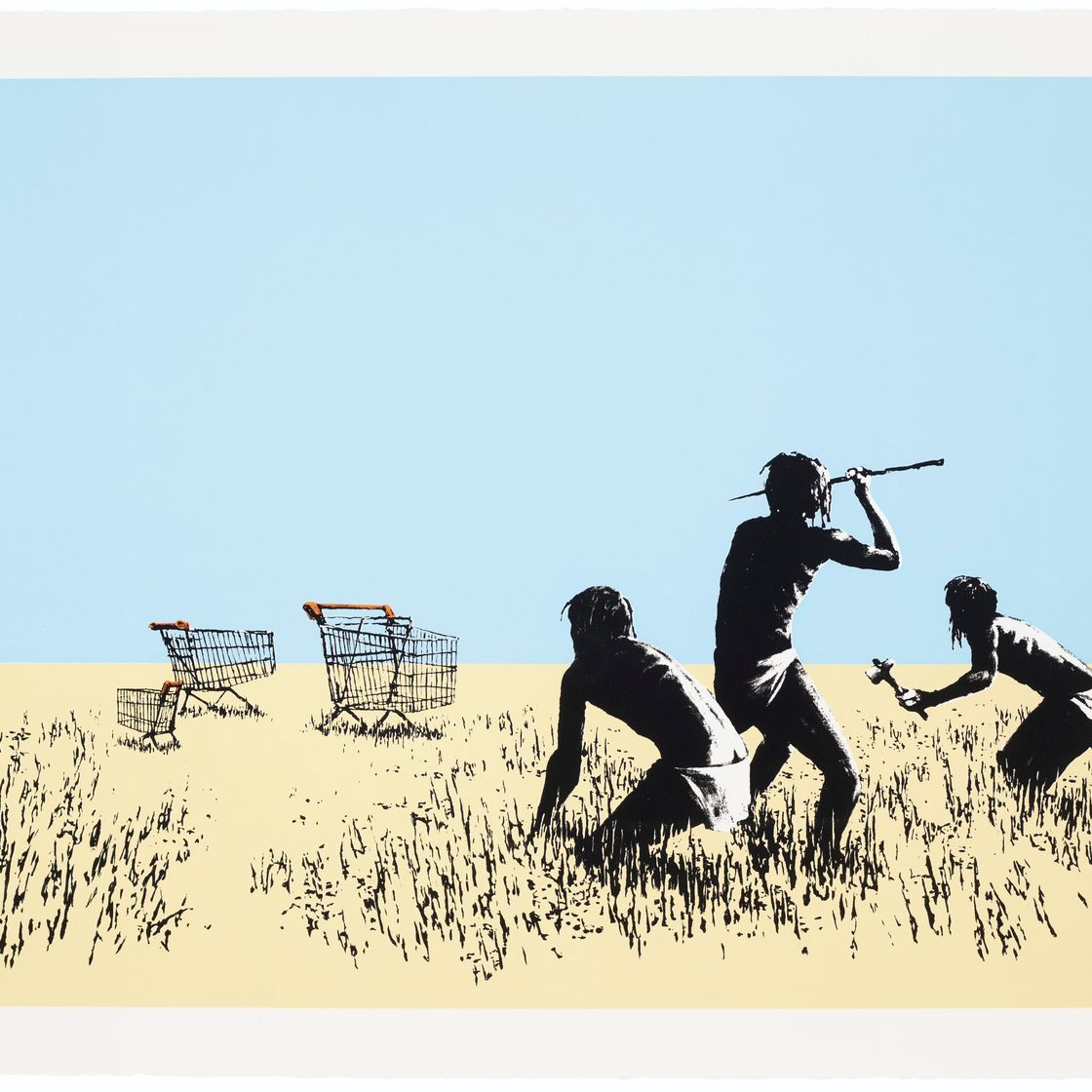 Banksy — Тележки (цветные)