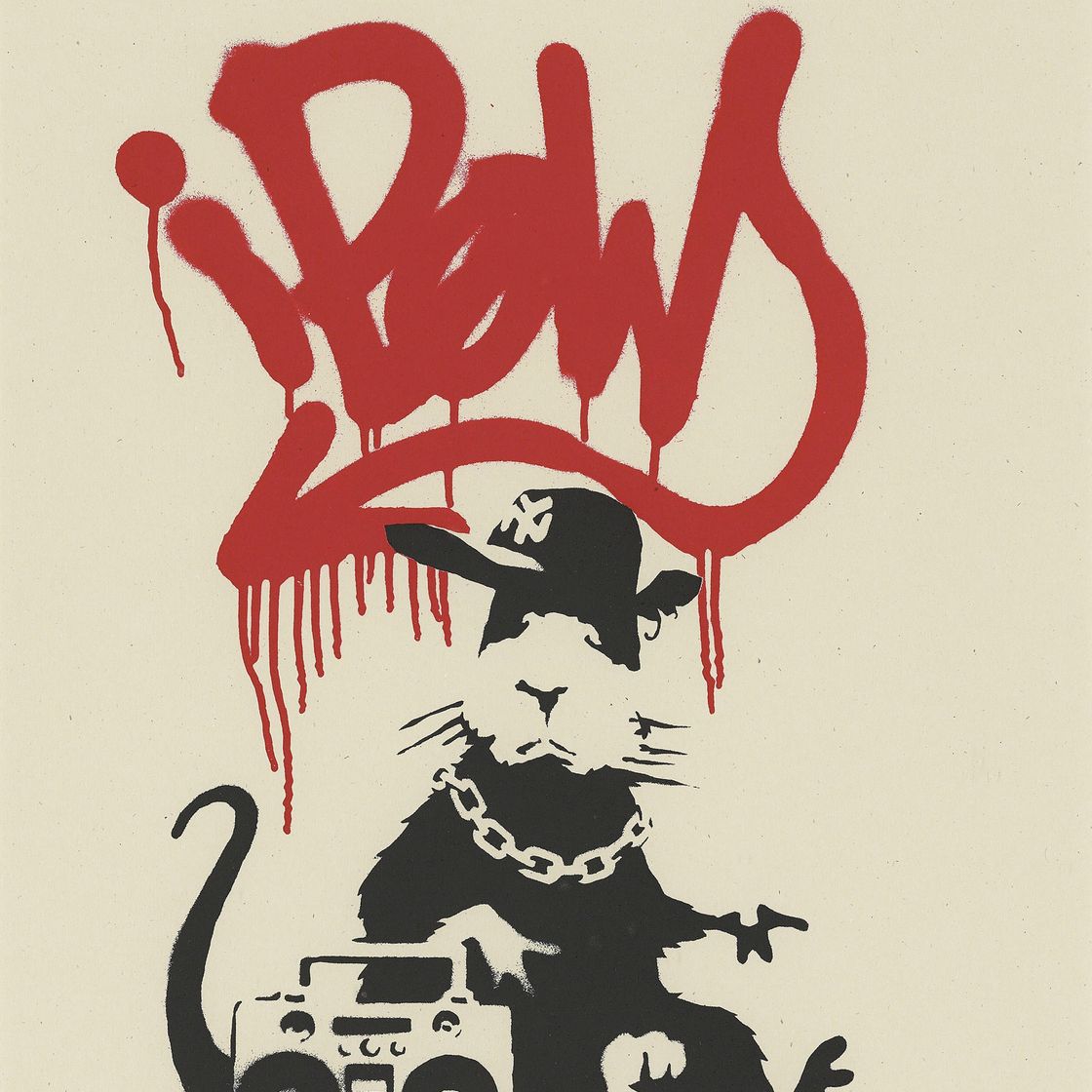 Banksy — Крыса-гангстер