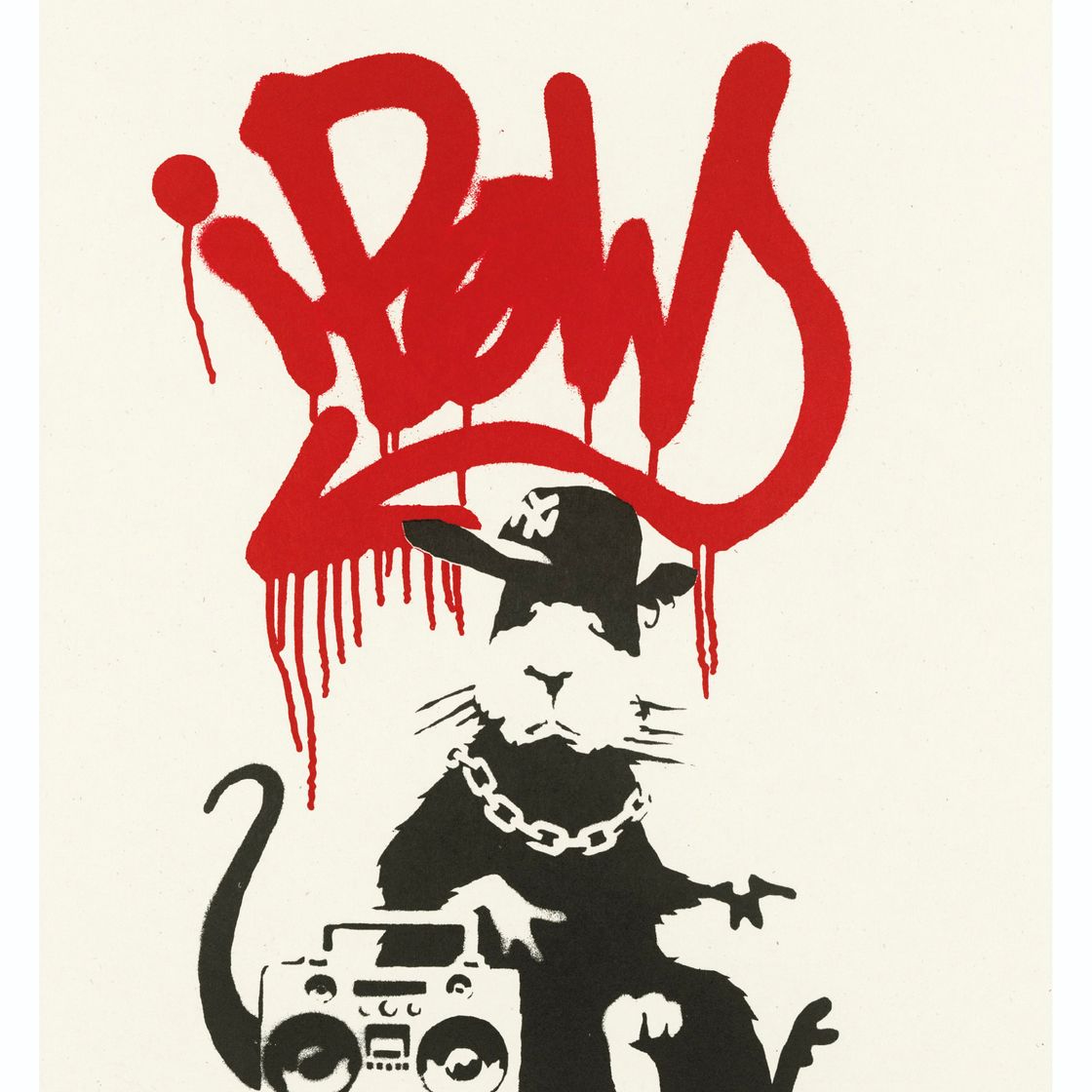 Banksy — Крыса-гангстер, изображение 1