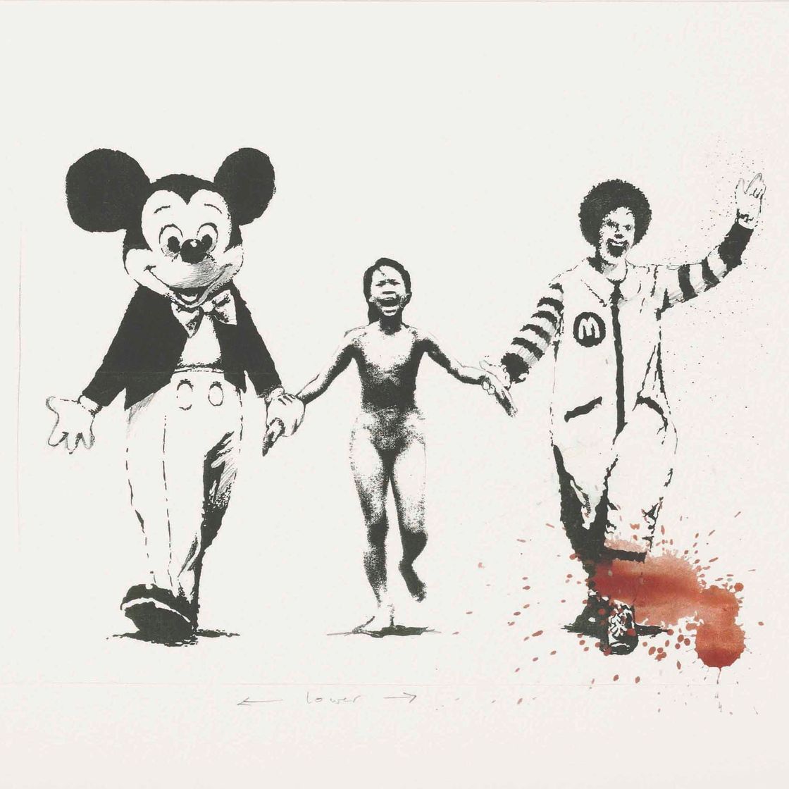 Banksy — Napalm (Не могу избавиться от этого чувства), из: В самый темный час может быть свет.