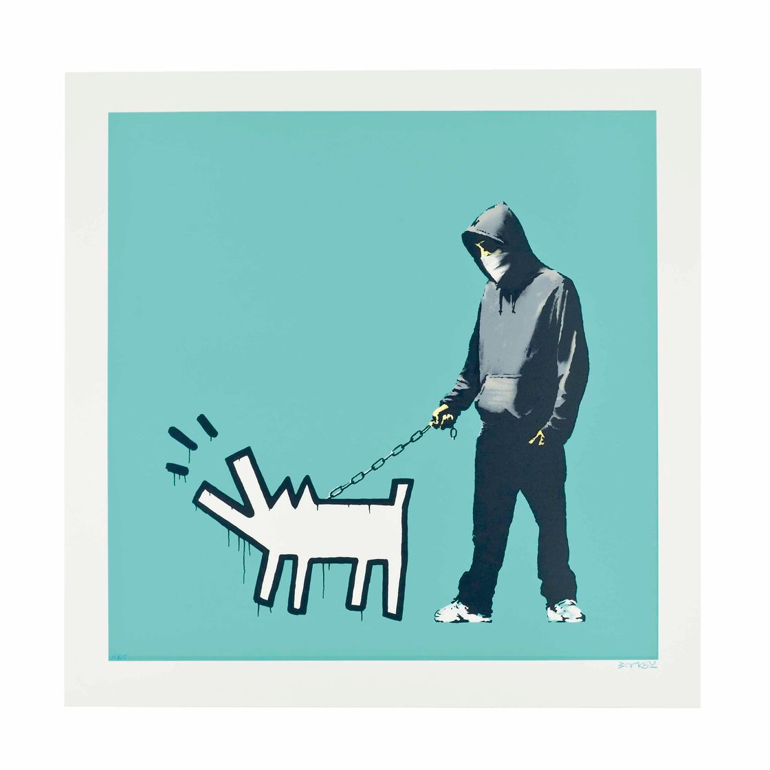 Banksy — Выбери свое оружие (бирюзовое)