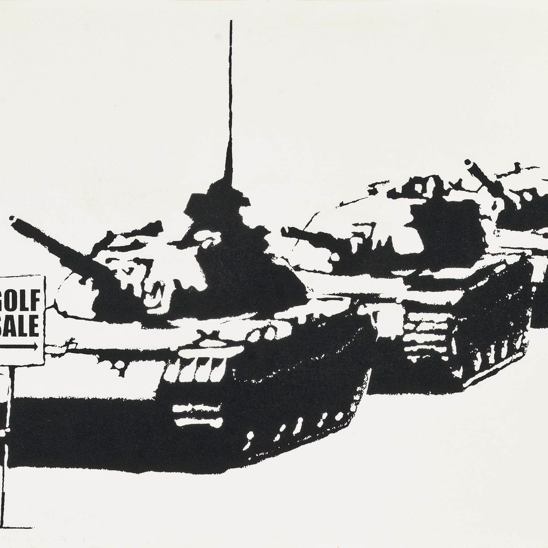 Banksy — Распродажа гольфа