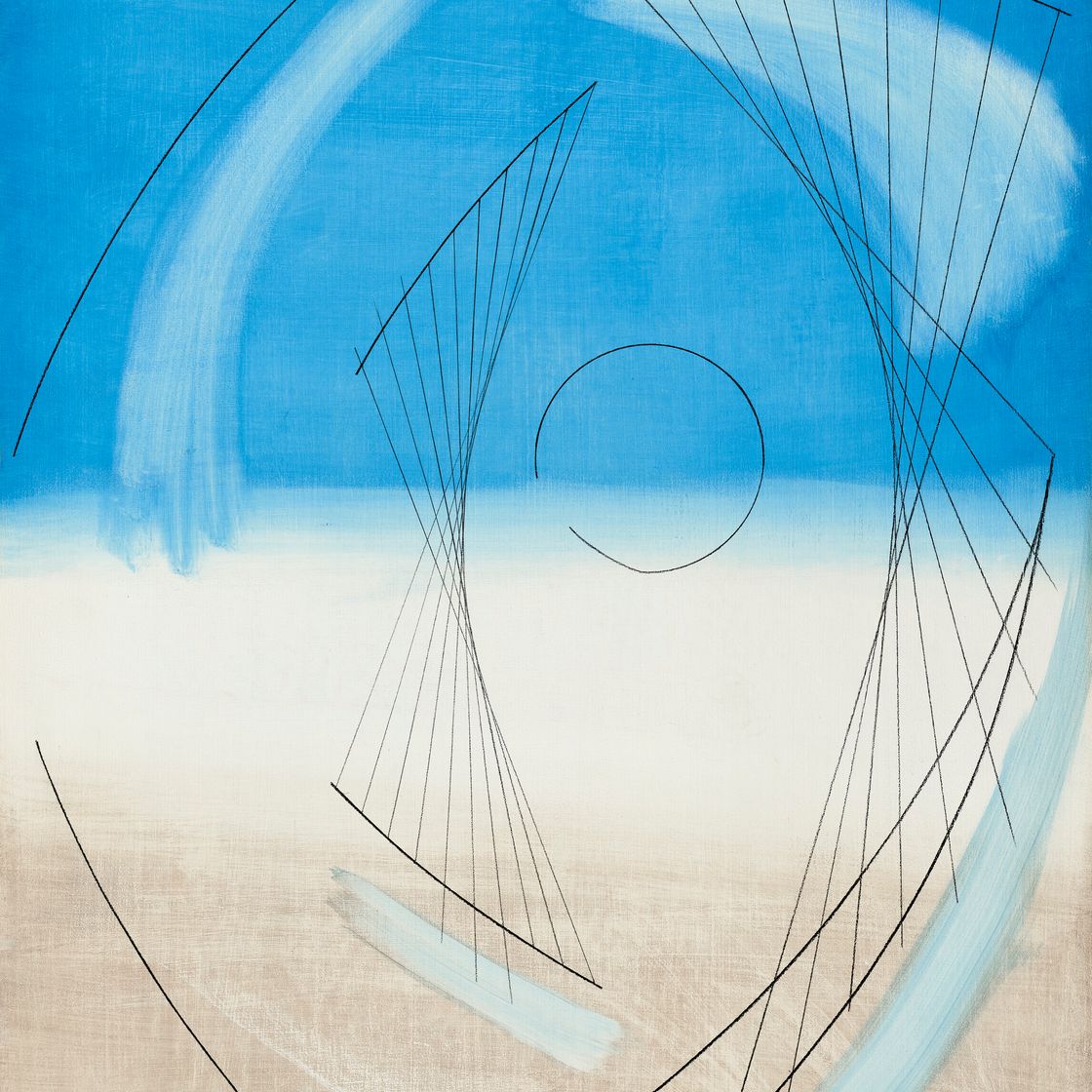 Barbara Hepworth — Атлантическая форма, синяя, изображение 1