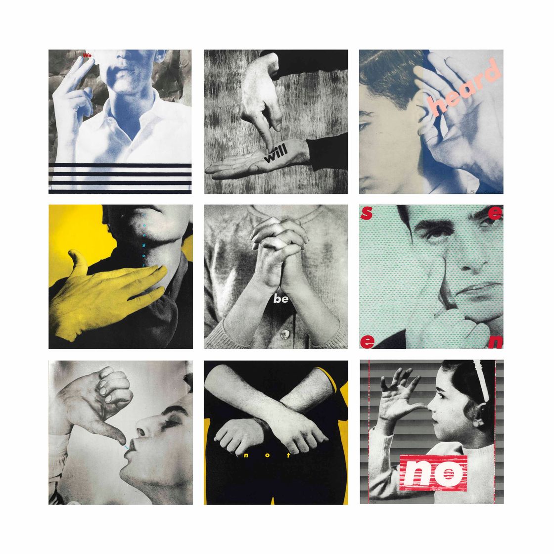 Barbara Kruger — Без названия (Нас больше не будет видно и не слышно)