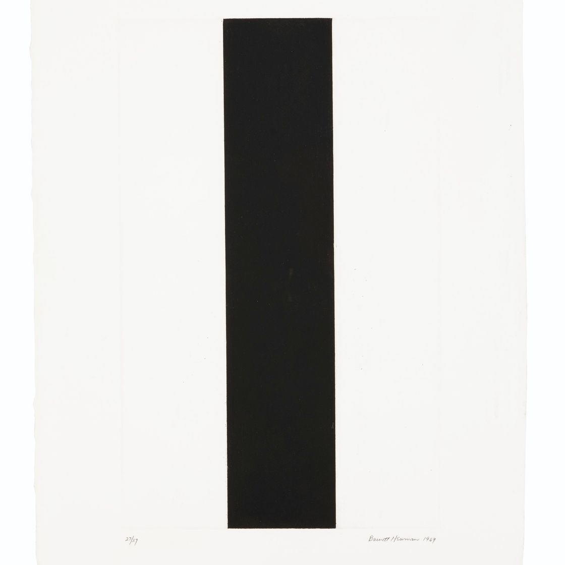 Barnett Newman — Гравюра без названия 2