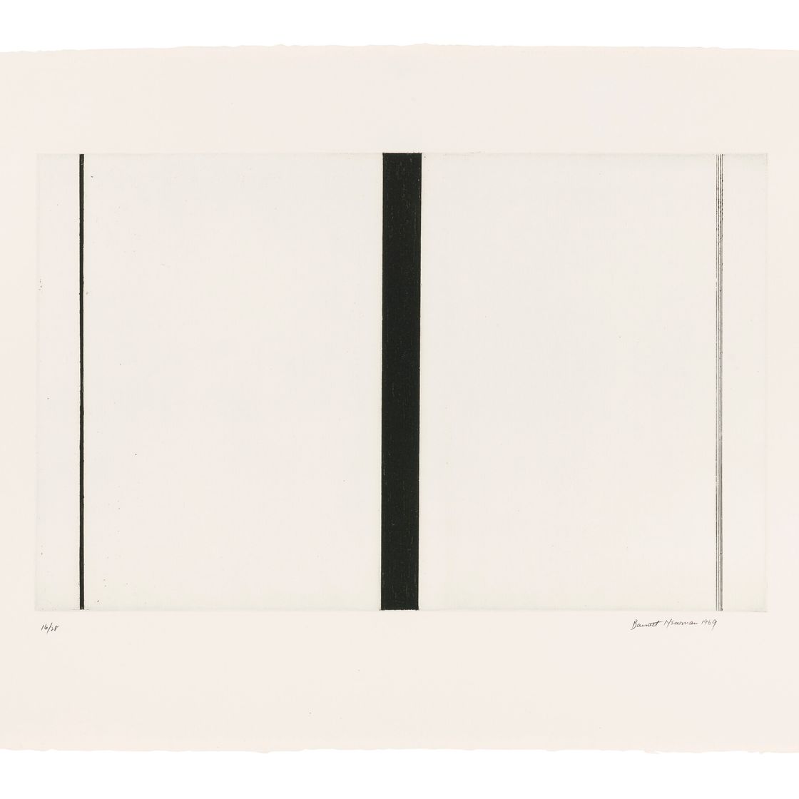 Barnett Newman — Гравюра без названия 1, изображение 1