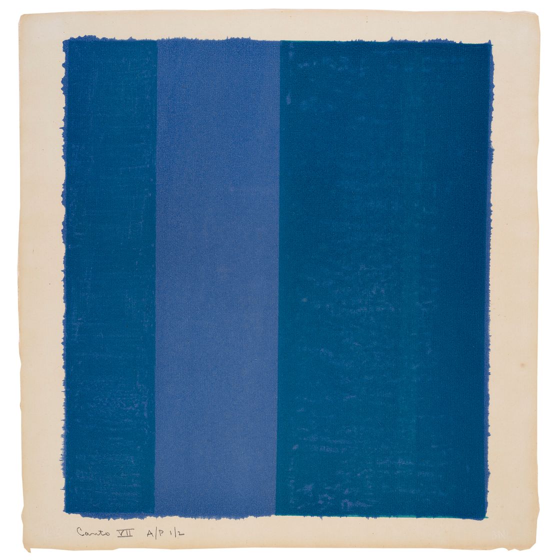 Barnett Newman — Песнь VII, из 18 песен