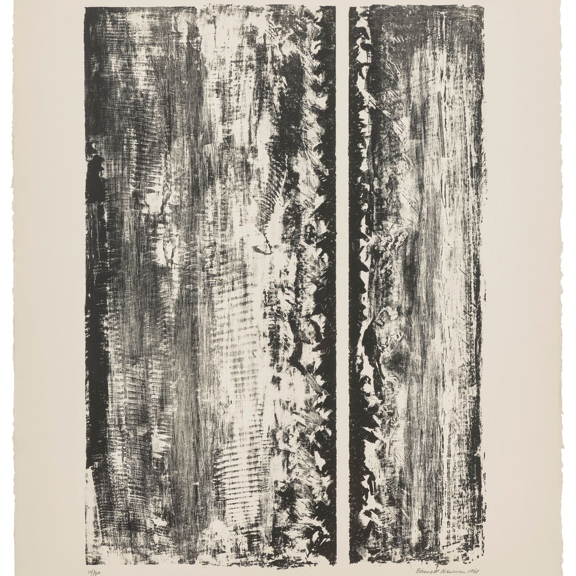 Barnett Newman — Без названия, изображение 1
