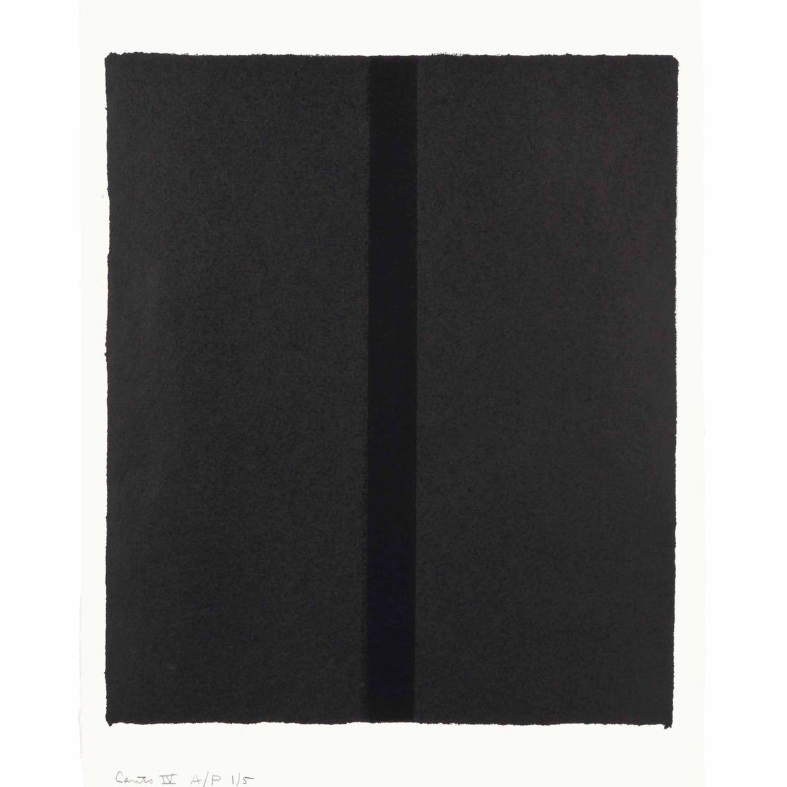 Barnett Newman — Песнь ЧЕТВЕРТАЯ, из песнопений