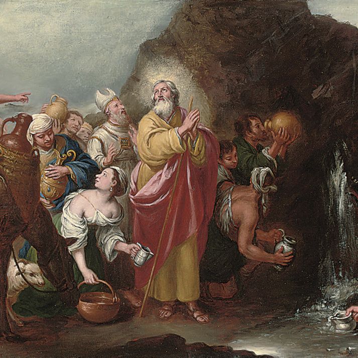 Bartolomé Esteban Murillo — Моисей ударяет по скале