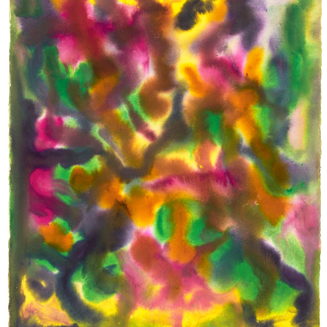 Beauford Delaney — Садовая абстракция, изображение 1