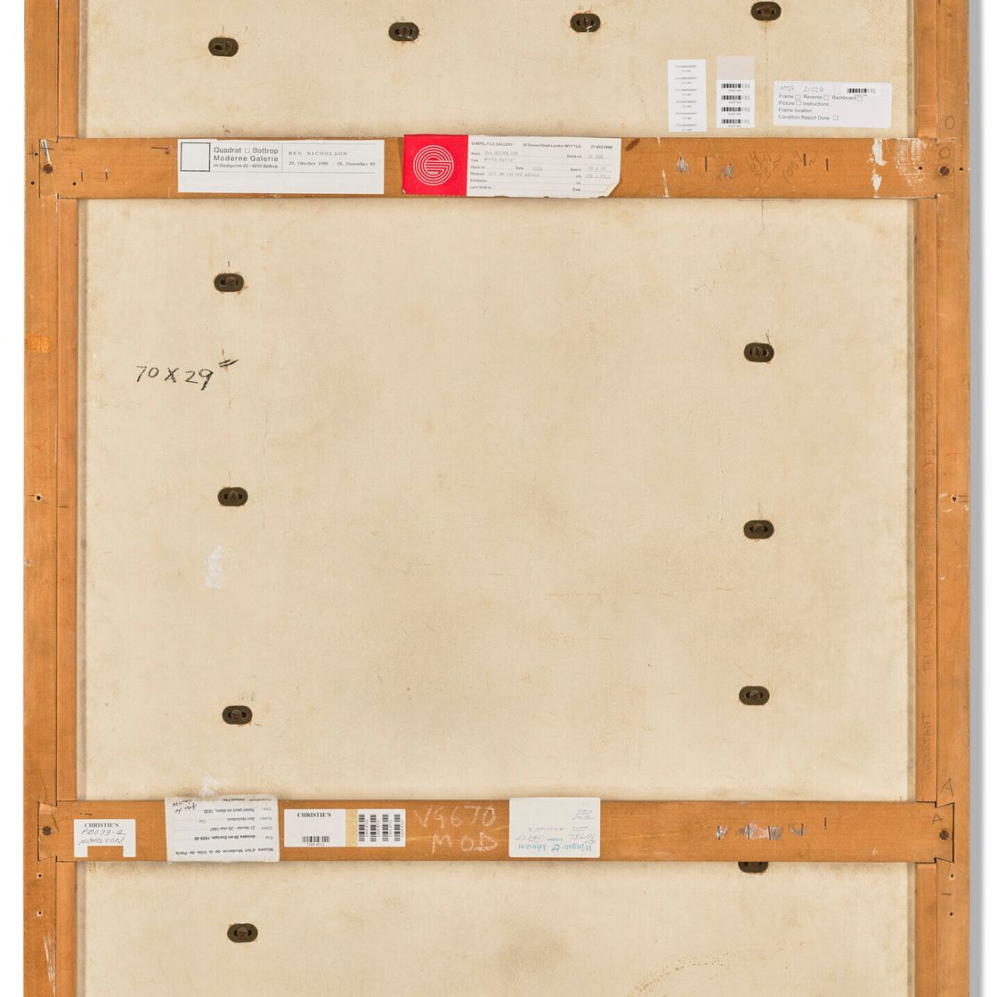 Ben Nicholson — 1936 (белый рельеф), изображение 3