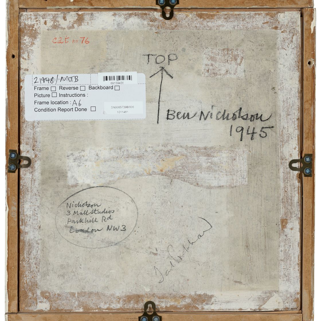 Ben Nicholson — 1945 (живопись), изображение 2