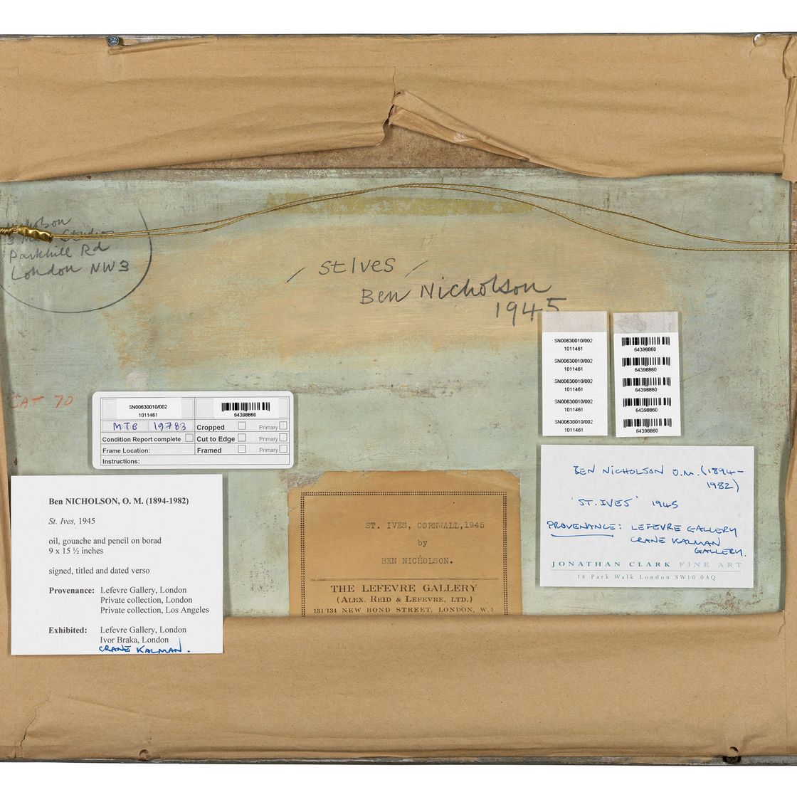Ben Nicholson — 1945 (Сент-Айвз), изображение 2