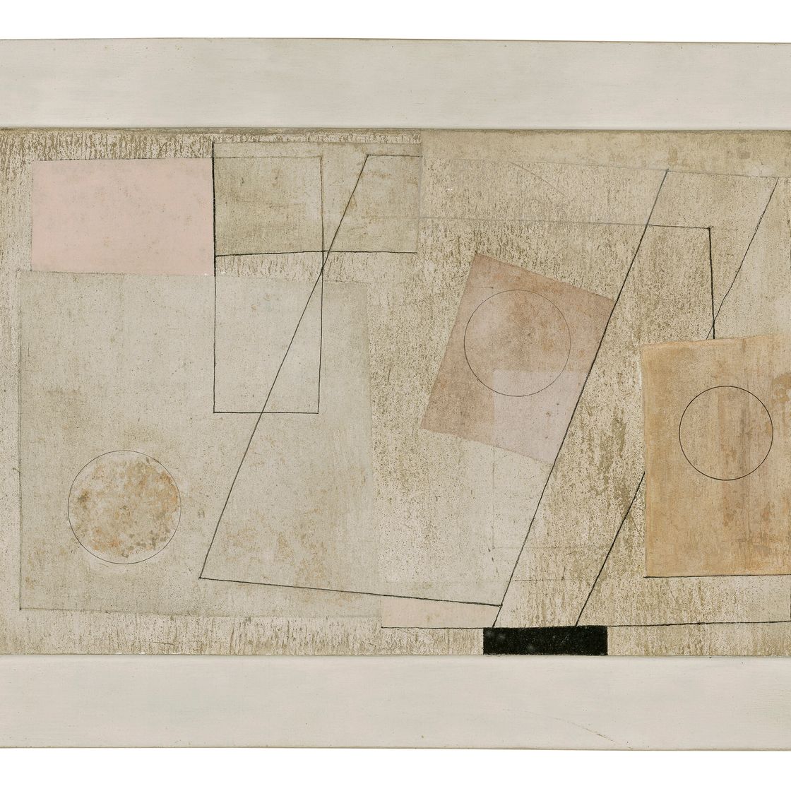 Ben Nicholson — 1945 (три круга), изображение 1