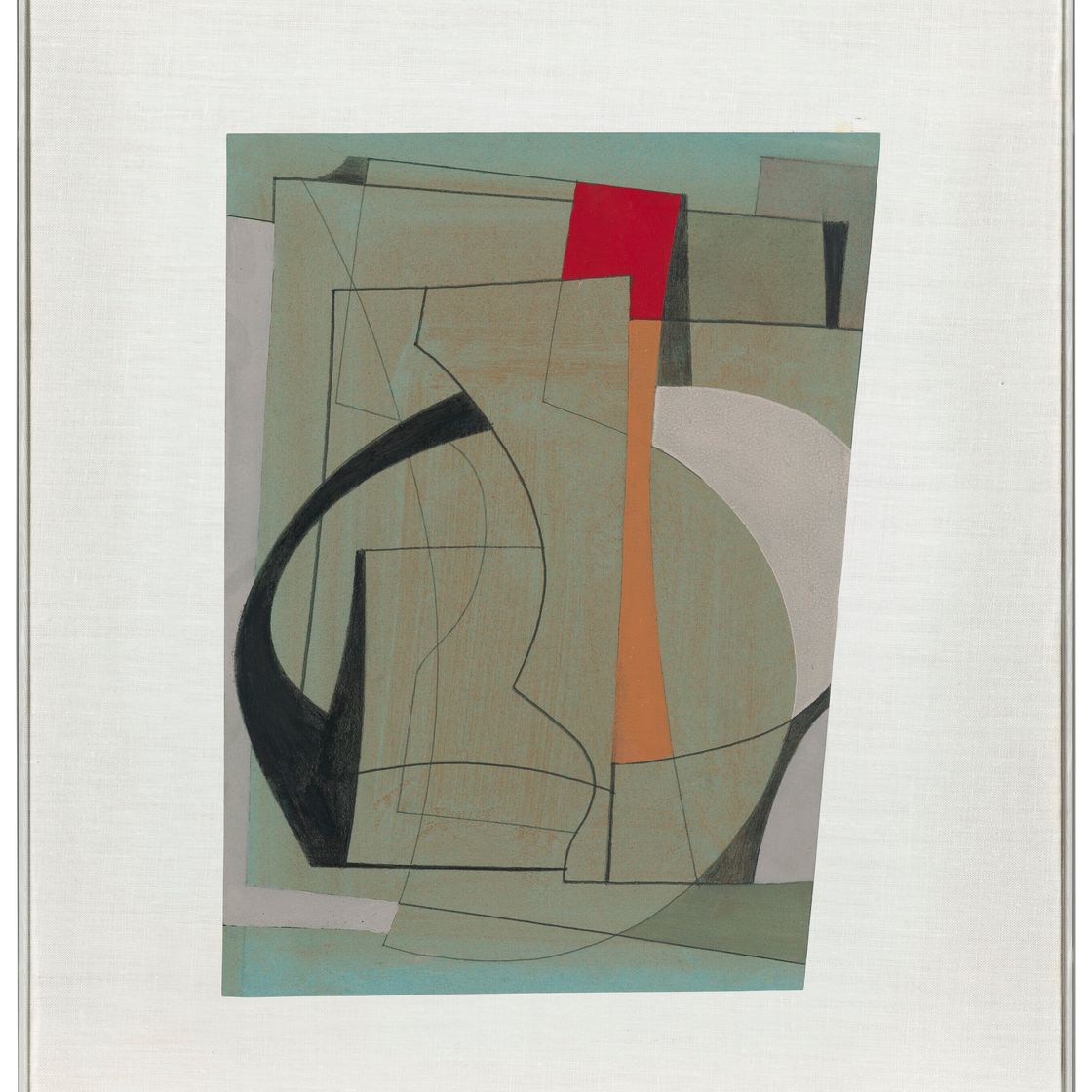 Ben Nicholson — 16 июля - 54 (натюрморт в тени), изображение 1