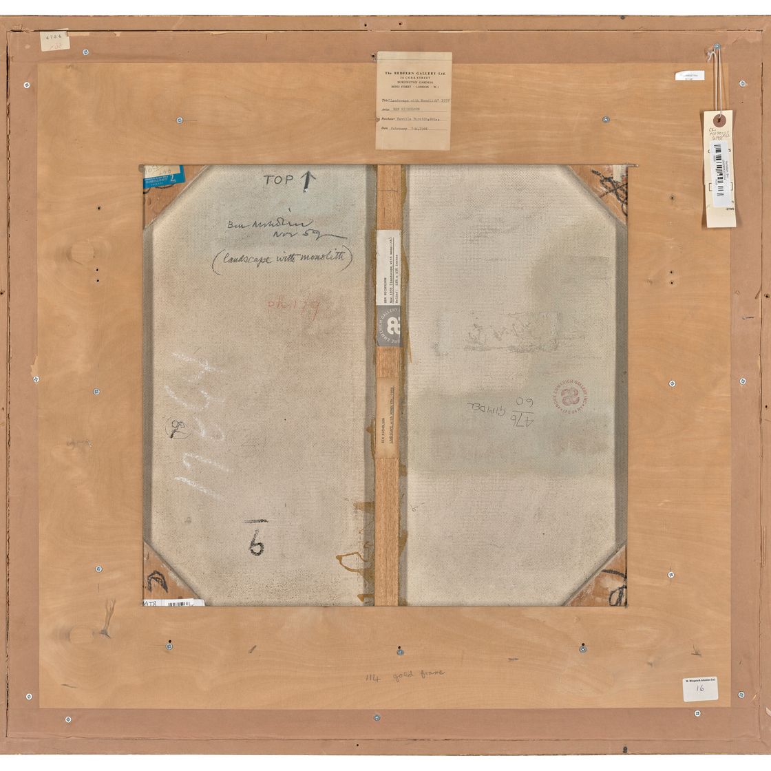 Ben Nicholson — 59 ноября (пейзаж с монолитом), изображение 4