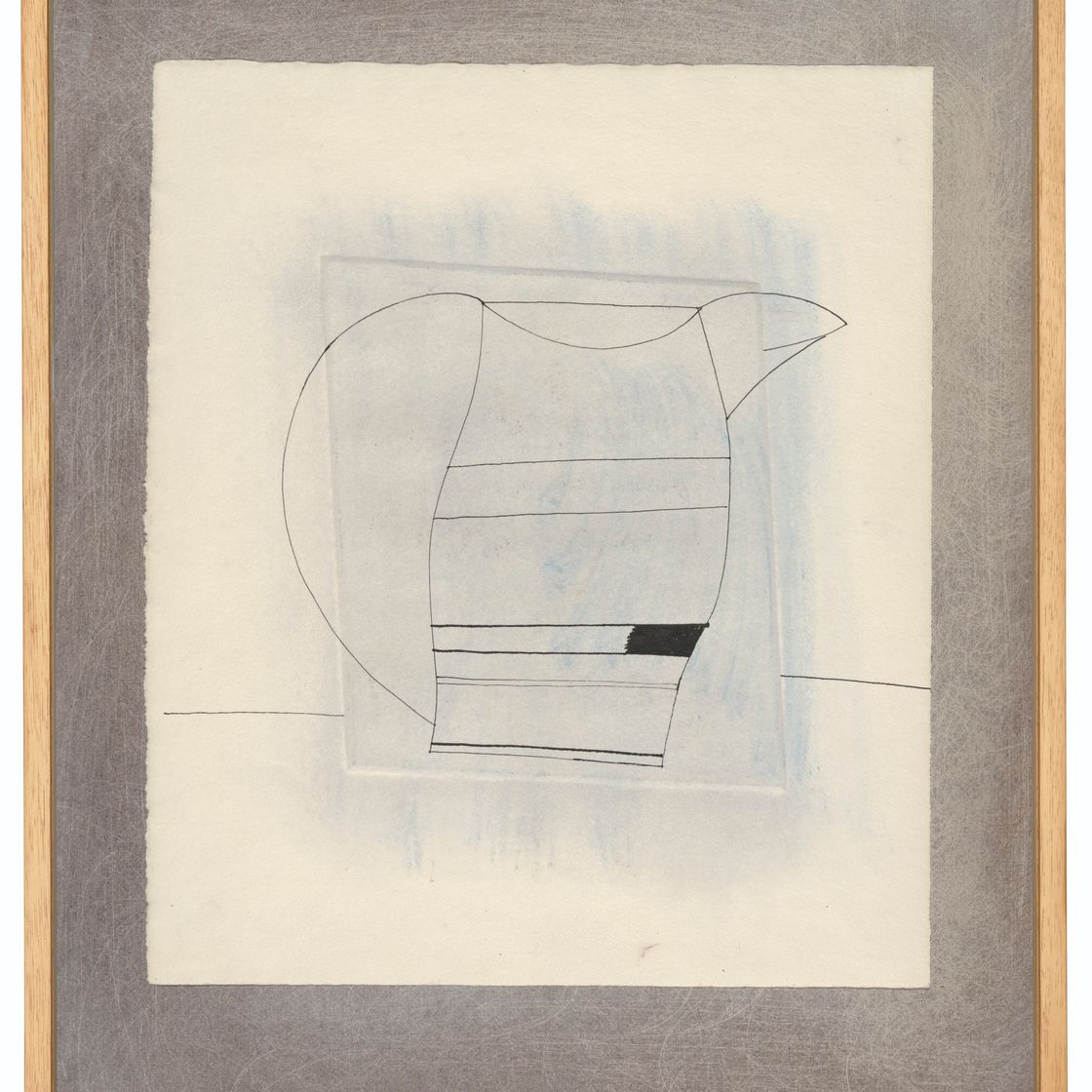 Ben Nicholson — 1970 ("голубой кувшин"), изображение 2