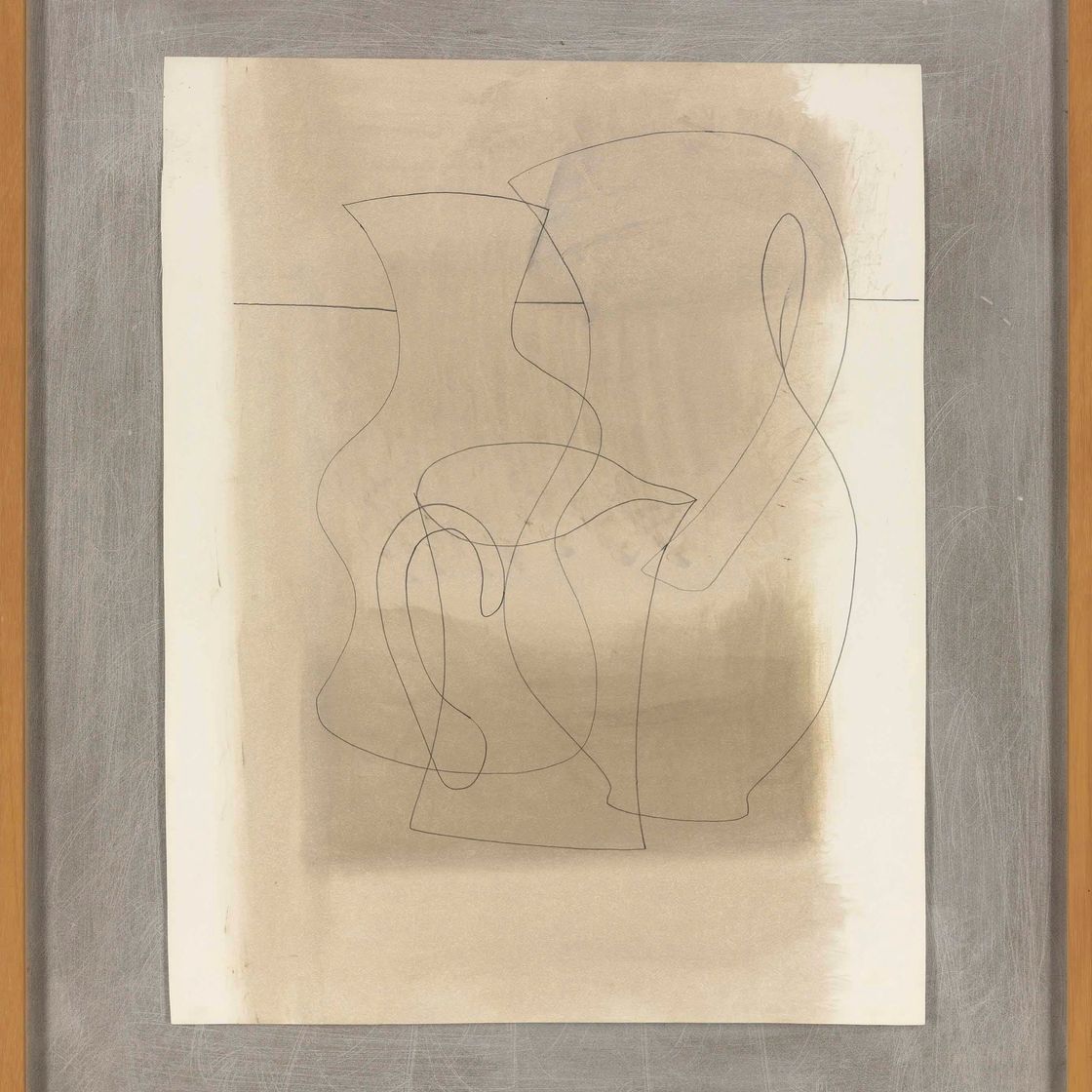 Ben Nicholson — 1969 (коричневый натюрморт)