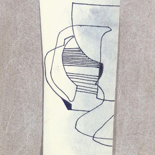 Ben Nicholson — Вертикальный натюрморт из 19 линий