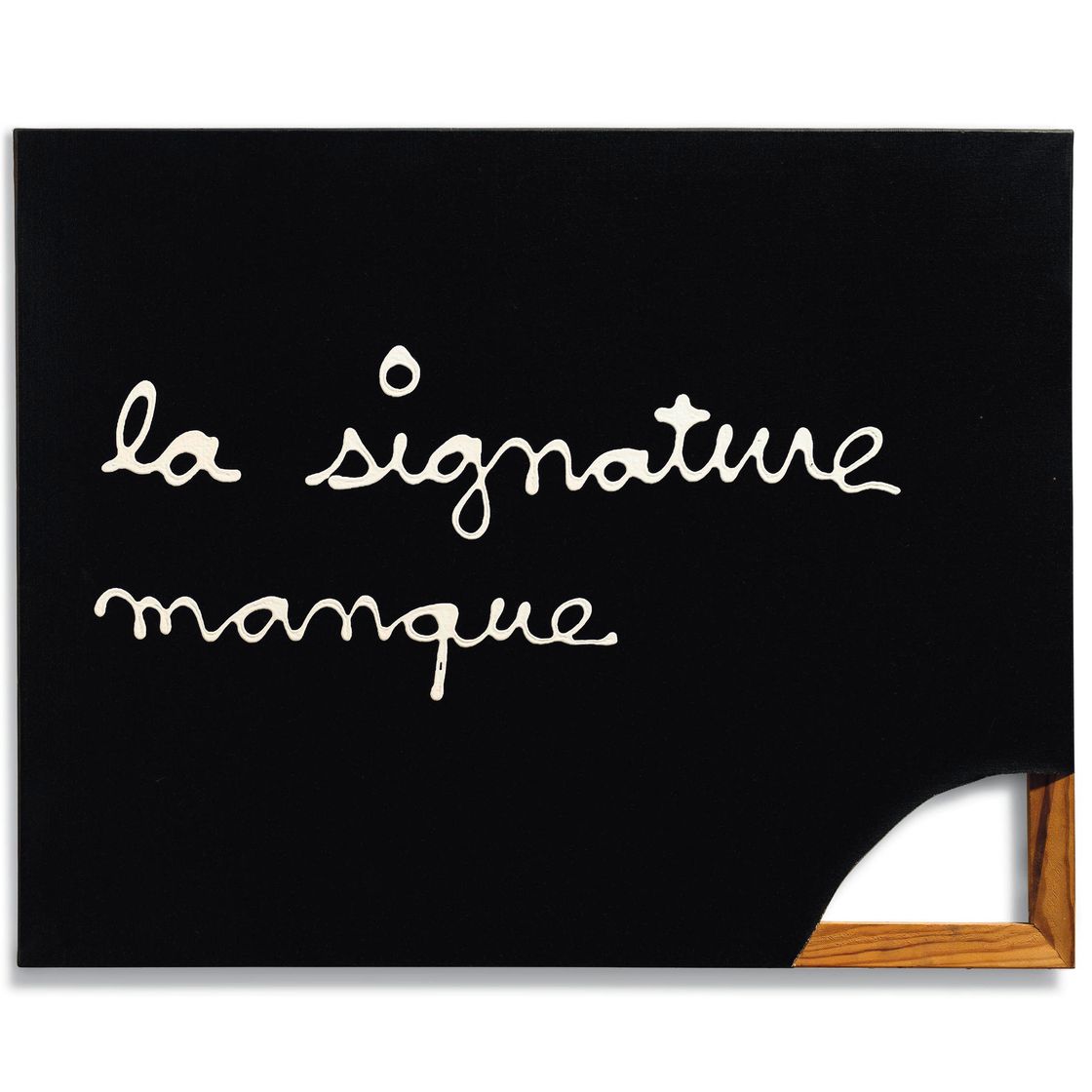 Ben Vautier — Фирменный манк (Le Ben manque)
