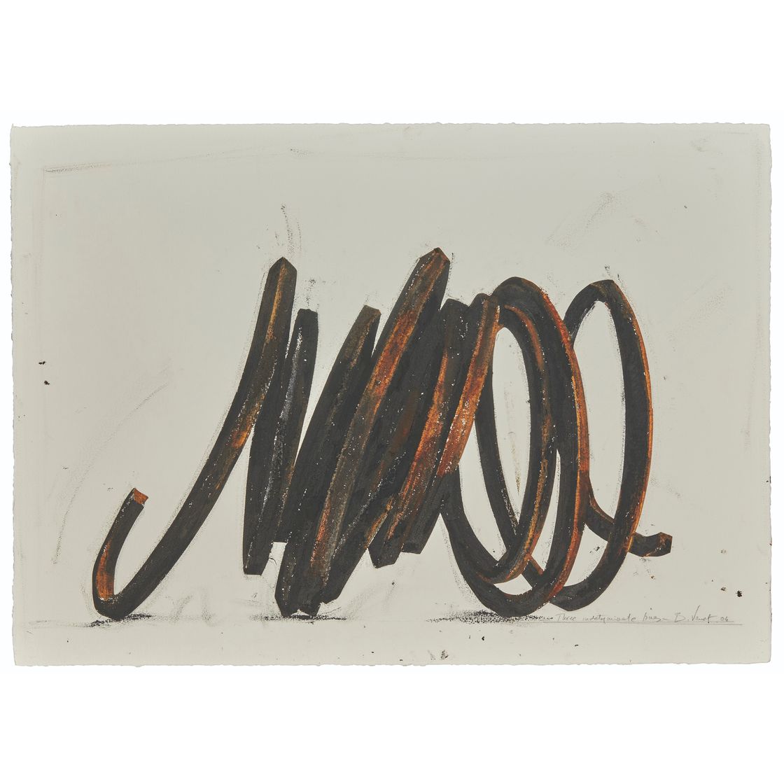 Bernar Venet — Три неопределенные линии