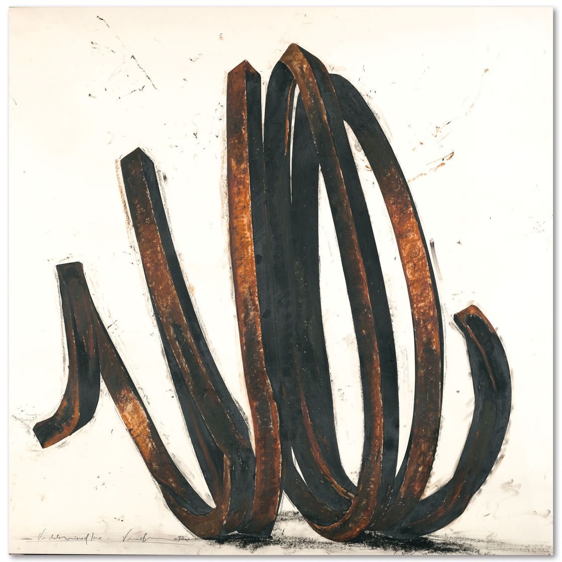 Bernar Venet — Неопределенная линия
