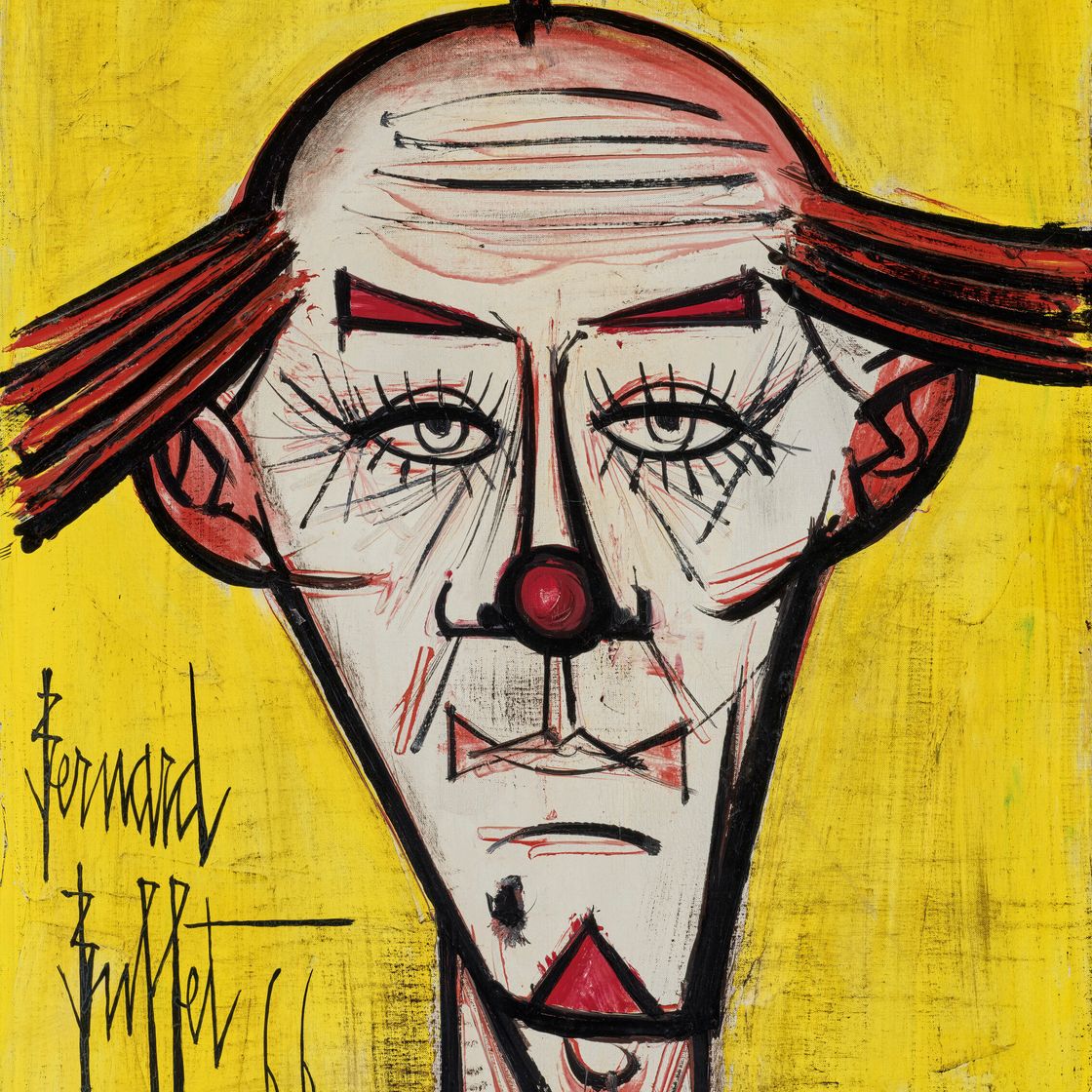 Bernard Buffet — Клоунский шов, изображение 1