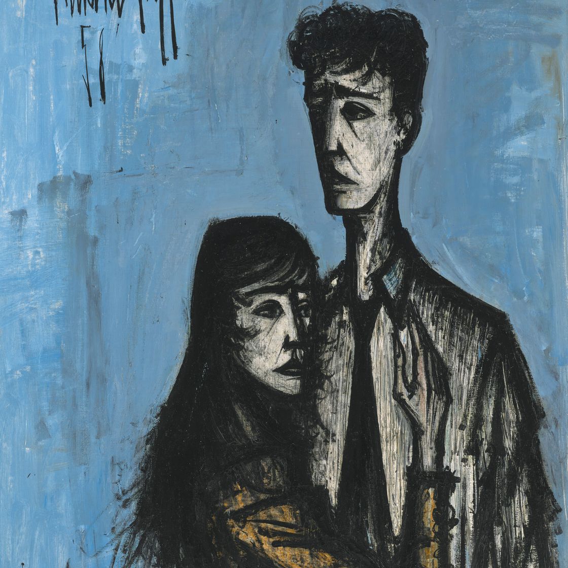 Bernard Buffet — Влюбленные, изображение 1