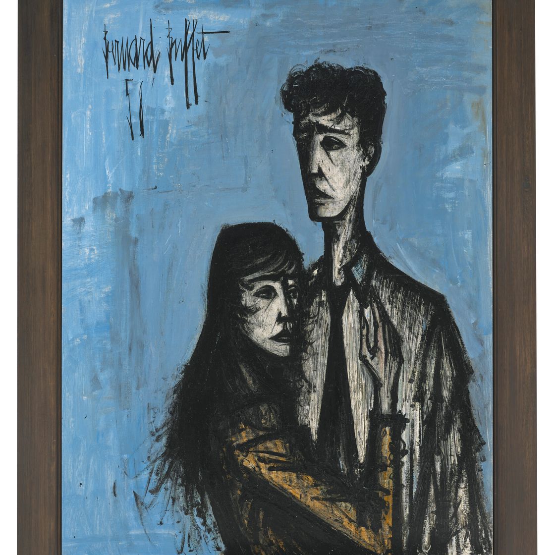 Bernard Buffet — Влюбленные, изображение 4