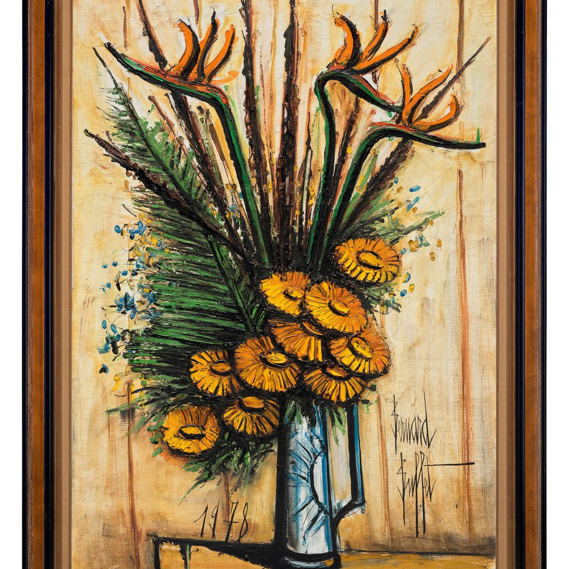Bernard Buffet — Букет цветов в горшочке, изображение 4